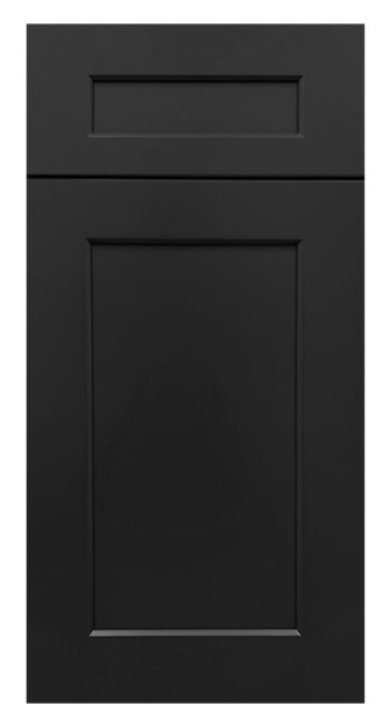 Shaker Black Cabinet Door