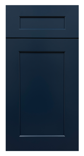 Shaker Navy Cabinet Door