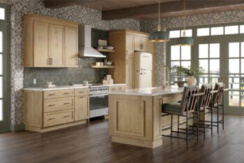 Kitchen Cabinets With Sepia Finish