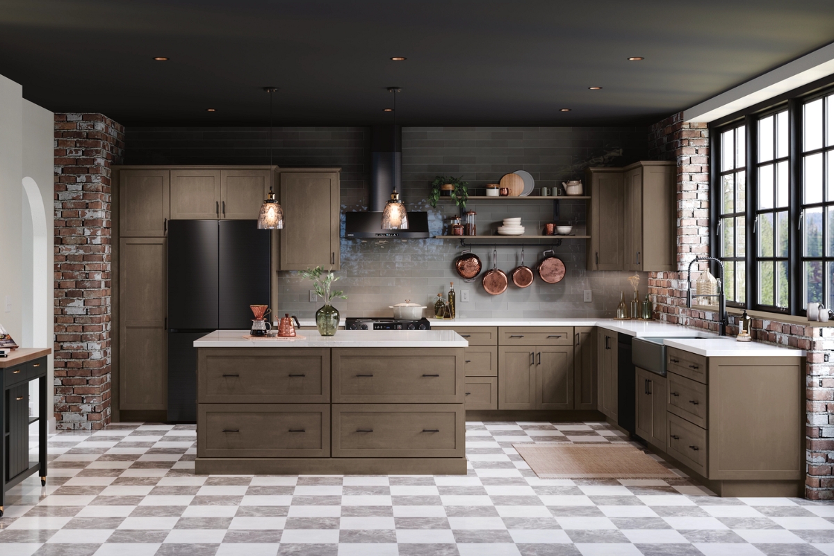 Kitchen Cabinets With Grey Wash Finish Kitchen Cabinets With Grey Wash Finish