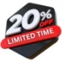 20 percent off